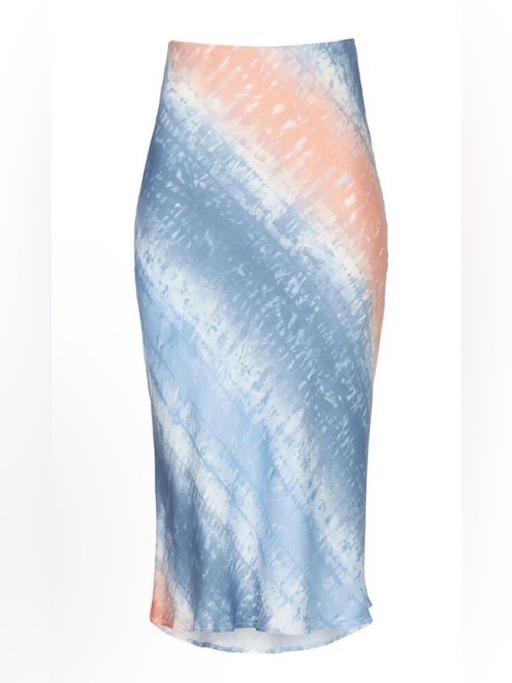 RTR NOW Tie Dye Midi Slip Skirt XL $130